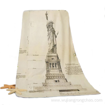 Microfiber Printed Beach Towel